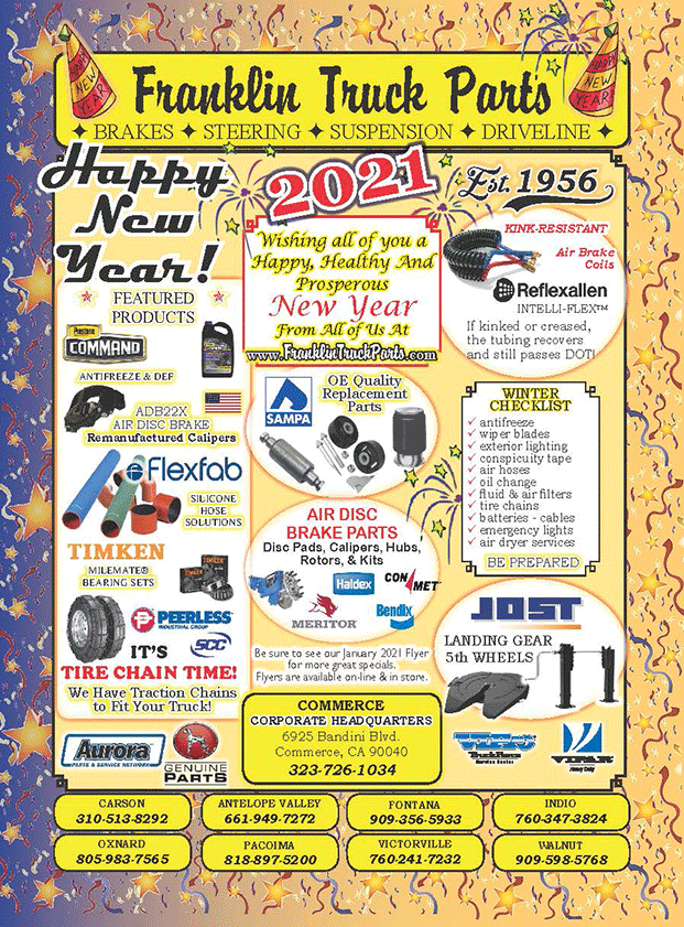 Franklin Truck Parts Current Ads