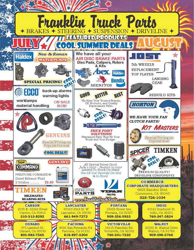 Franklin Truck Parts Current Ads